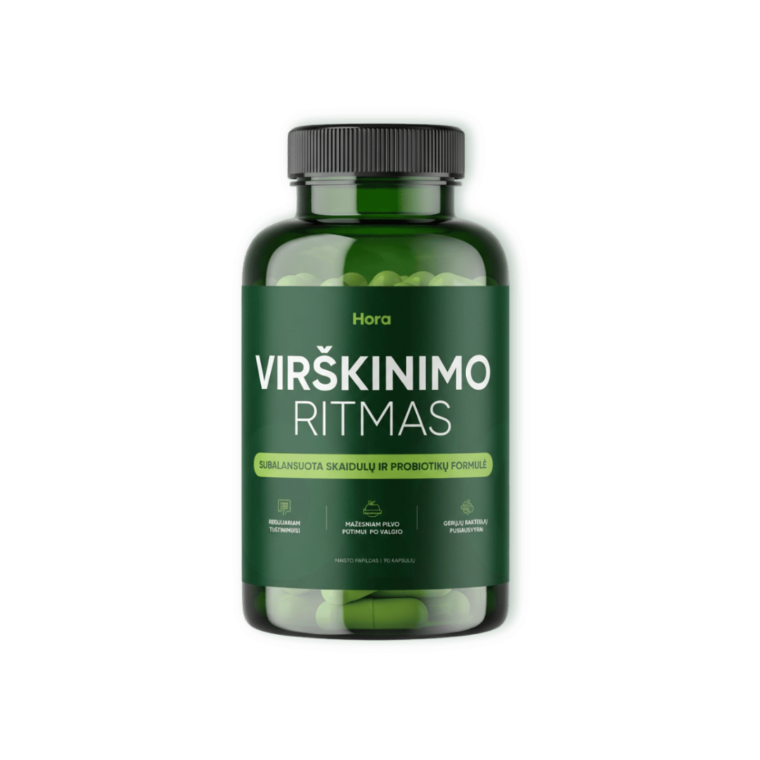 VIRŠKINIMO RITMAS skaidulų kapsulės, KASDIENIS LENGVUMAS programos dalis