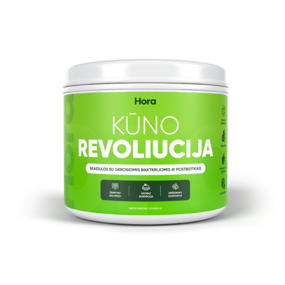 KŪNO REVOLIUCIJA 250 g skaidulų mišinys, LIEKNĖJIMO STARTAS programos dalis
